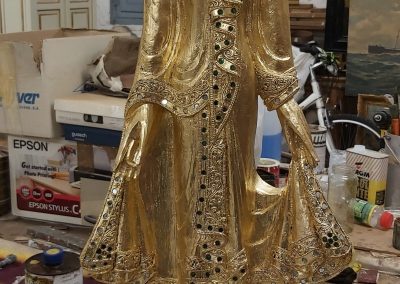 Figura de Buda daurada